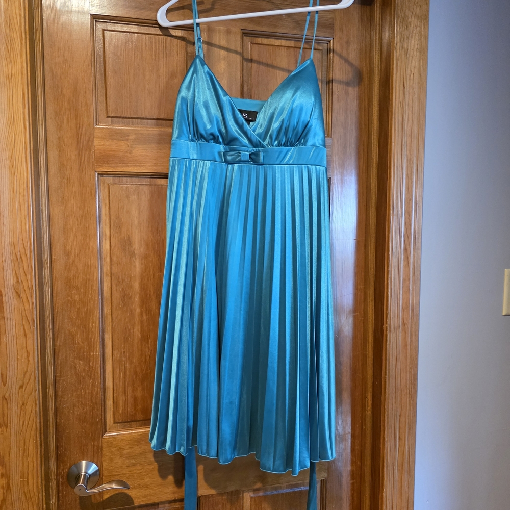 Byer California Teal Mini Dress
